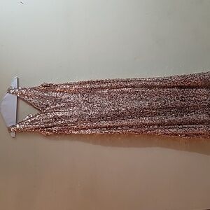Sequence evening gown